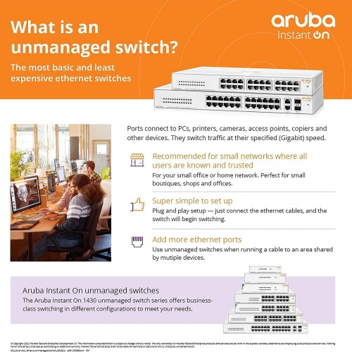 HPE Networking Instant On 1430 16G Switch (R8R47A)